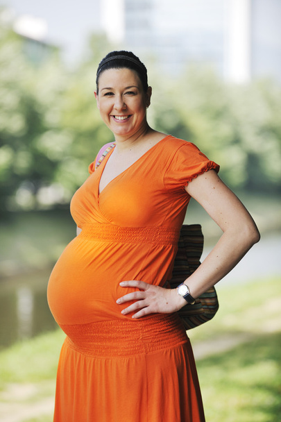 Happy pregnancy - Foto, afbeelding