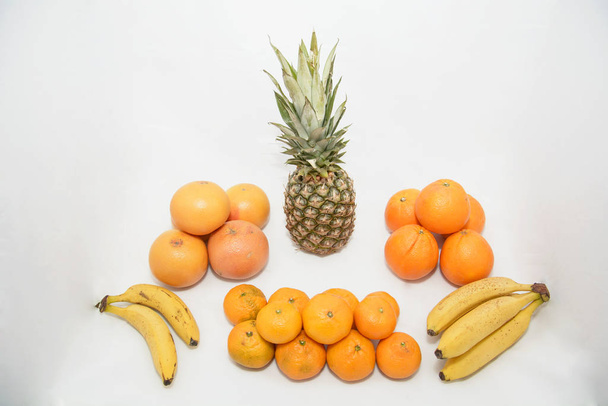 Fruit on a white background - Photo, Image
