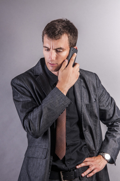 businessman using a mobile phone - Photo, image