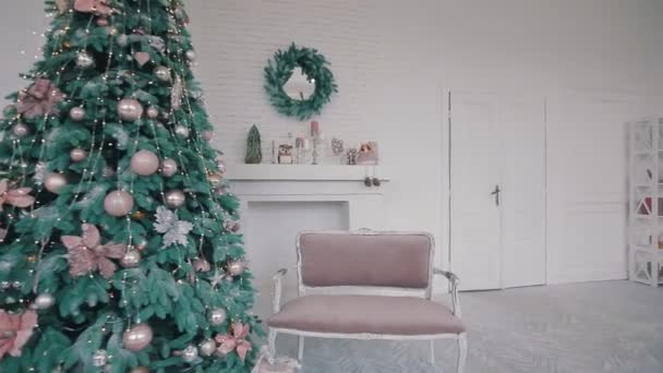décoration de Noël incroyable de salon blanc
 - Séquence, vidéo
