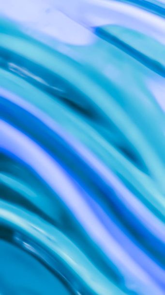 Blurry abstrato listrado fundo azul com listras claras e escuras, divórcios e ondas
. - Foto, Imagem