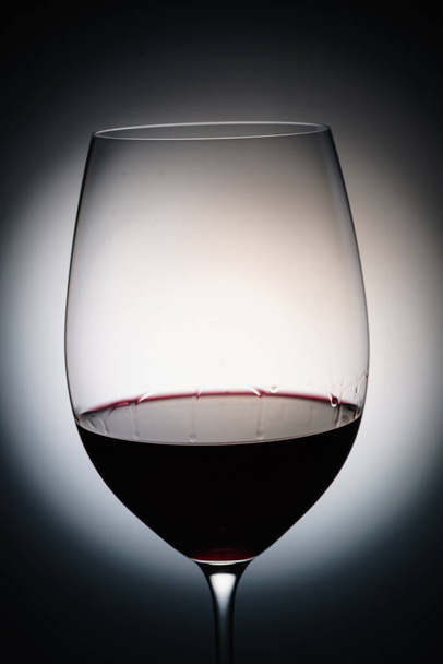 glass of red wine, macro - Photo, image
