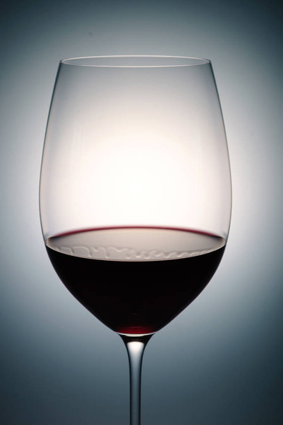glass of red wine, macro - Foto, afbeelding