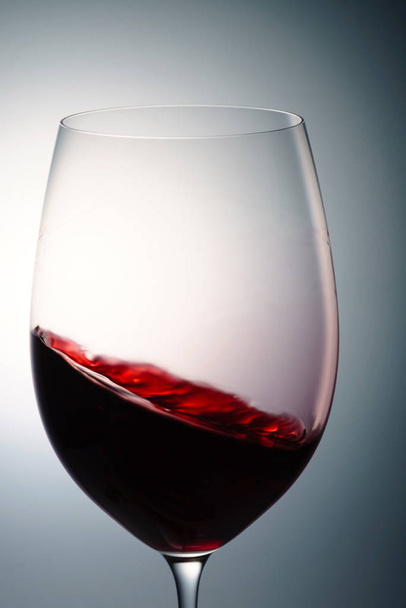 glass of red wine, macro - Фото, изображение