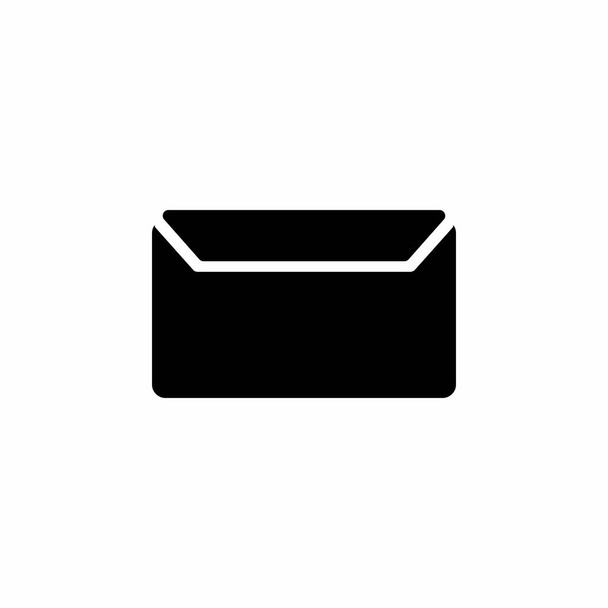 conception d'icône de message style solide, icône de courrier, logo et modèle de présentation
 - Vecteur, image