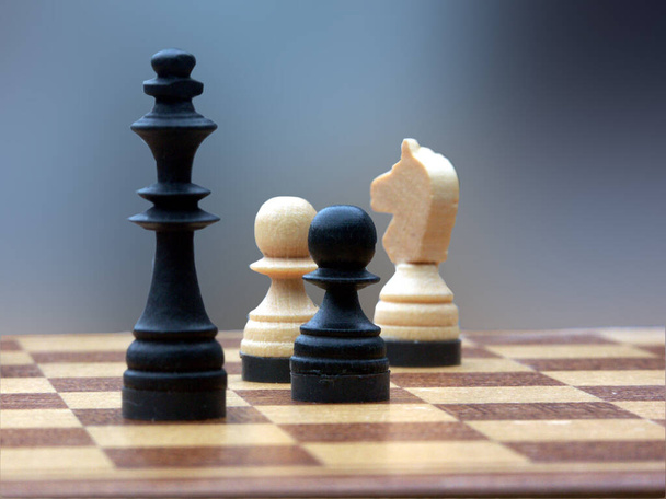 strategy, chess board competition game - Φωτογραφία, εικόνα