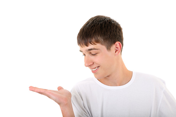teenager ukazuje dlaně - Fotografie, Obrázek