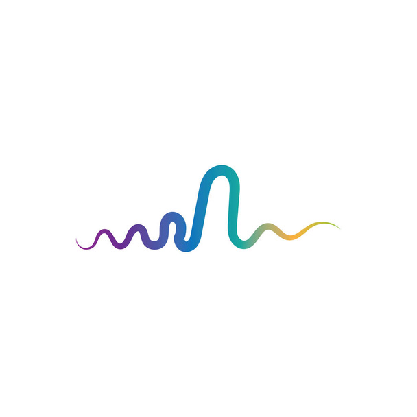 Ηχητικά κύματα διανυσματικά εικονογράφηση - Διάνυσμα, εικόνα