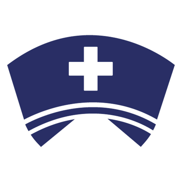 Chapéu de enfermeira Isolado ícone do vetor que pode ser facilmente modificado ou editar
 - Vetor, Imagem