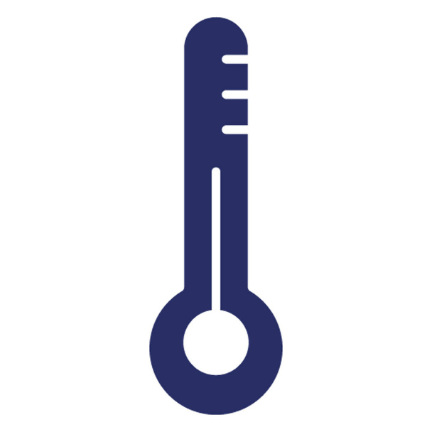 Izolowana ikona wektora termometru, którą można łatwo modyfikować lub edytować - Wektor, obraz