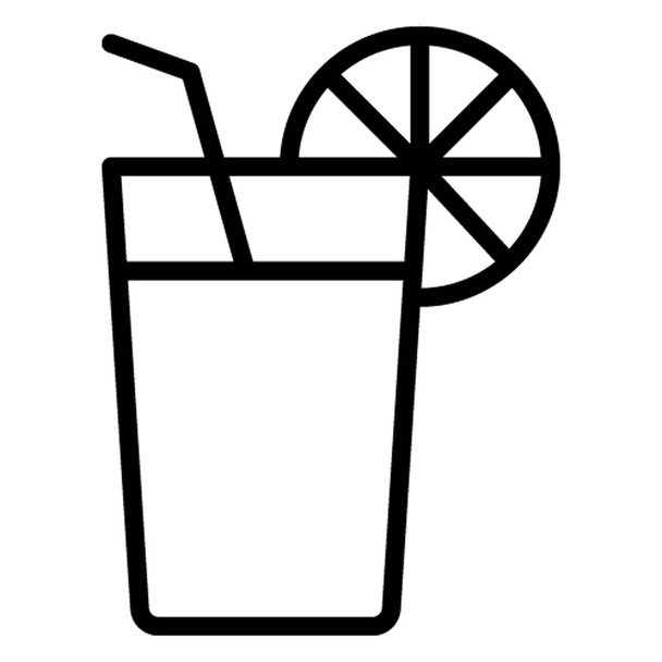 Ícone de vetor isolado de limonada que pode ser facilmente modificado ou editar
 - Vetor, Imagem