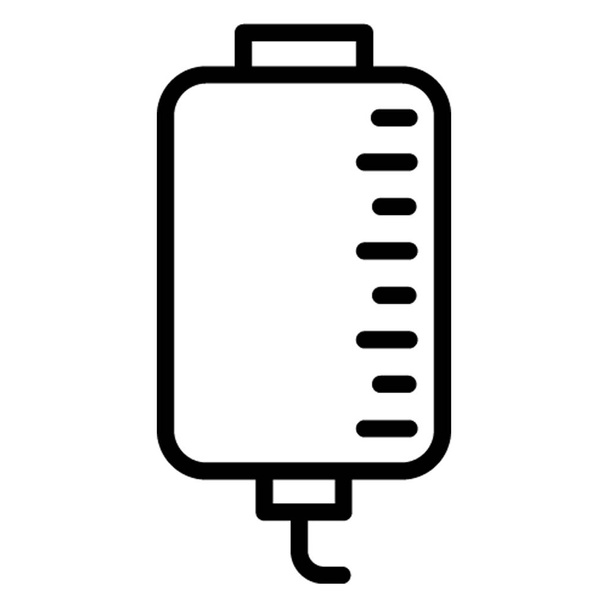 Ícone de vetor isolado por gotejamento de infusão que pode ser facilmente modificado ou editado
 - Vetor, Imagem