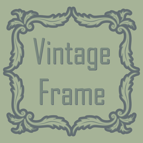 Vintage frame - Vettoriali, immagini