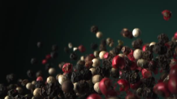Pepper(ペッパーくん)が空中を高速で飛ぶグリーンアクア｜Menthe Color Background Shot at 1500 fps 4k - 映像、動画