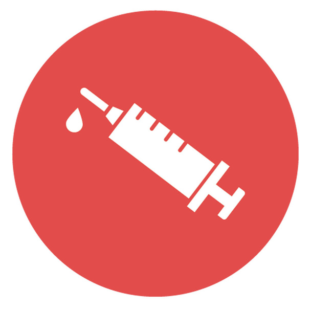 Injection Isolated Vector icon which can be easily modified or edit - Vector, Image