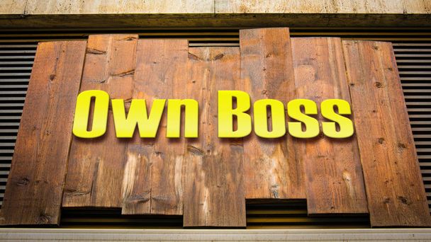 Street Sign Own Boss - Photo, Image