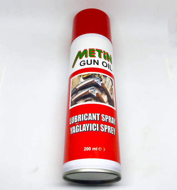 Gun Bullet and Maintenance Set, Black  Background - Photo, Image