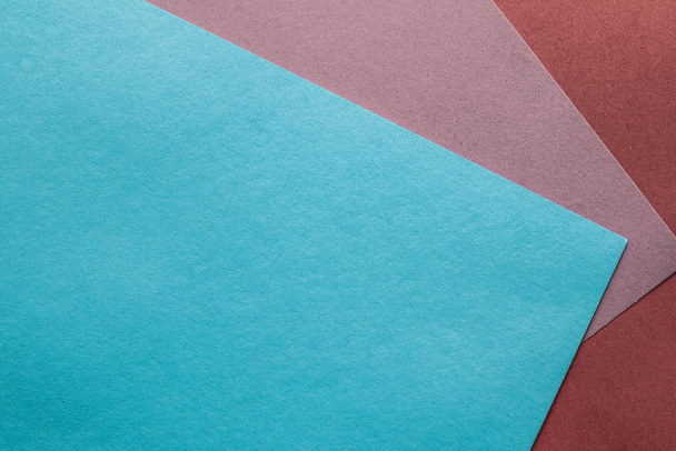 Abstract blank paper texture background, stationery mockup flatl - 写真・画像