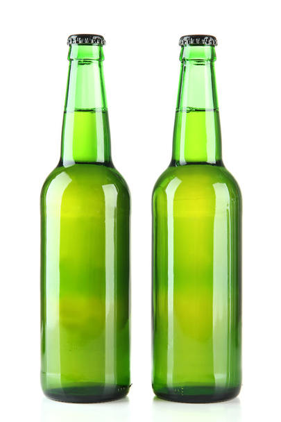 Bottles of beer isolated on white - Foto, Bild