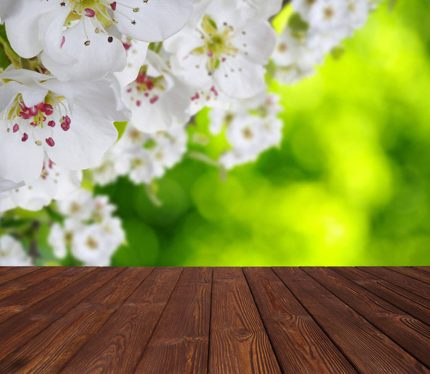 wooden table place - Foto, Bild