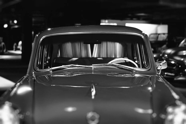 Moskvich 407 (1963). Made in USSR. Retro car on exhibition.  - Фото, зображення