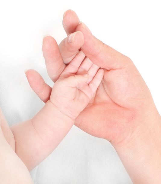 Mothers and baby hand. - Valokuva, kuva
