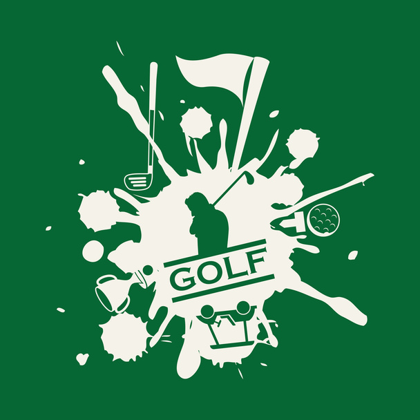 Diseño de golf
 - Vector, imagen