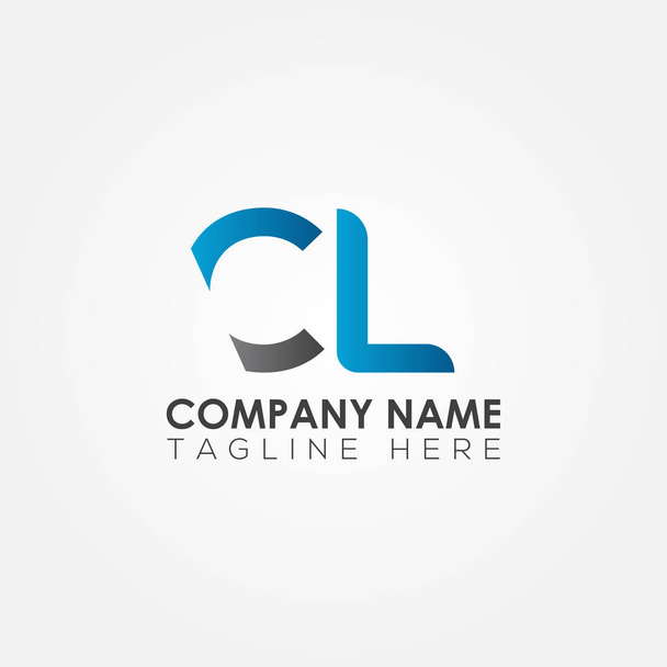 Logo inicial de la carta de CL con tipografía creativa moderna del negocio Plantilla vectorial. Carta abstracta creativa CL Logo Vector
. - Vector, Imagen