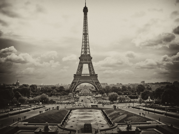 Kilátás Párizs, Franciaország - Fotó, kép