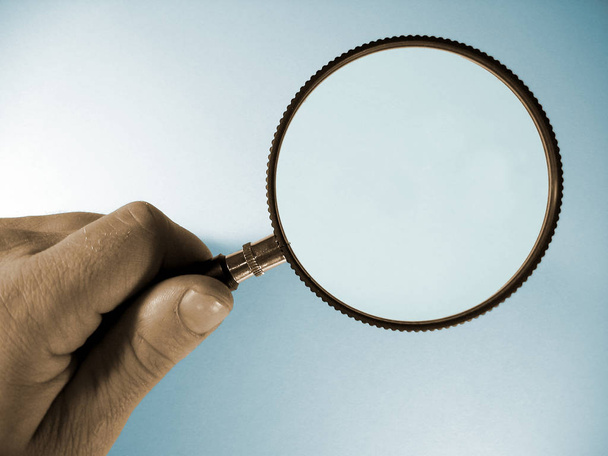 magnifying glass, convex lens - Photo, Image