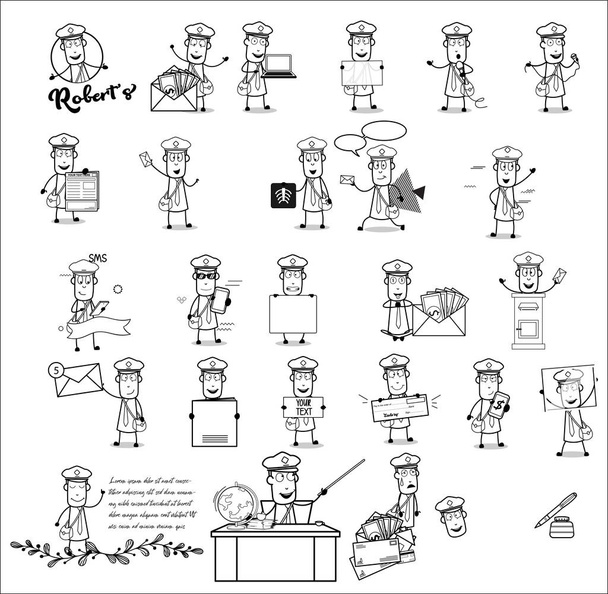 Персонаж Retro Mailman с множеством противоречий - Версия для печати - МК
 - Вектор,изображение