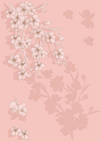 Floral Background - Vector, imagen