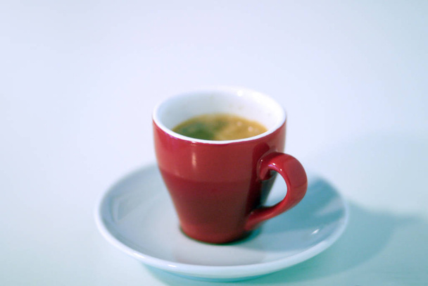 brown coffee drink, morning beverage  - Фото, изображение