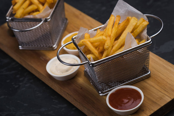 Home made french fries - Photo, Image