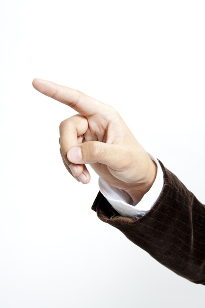 Businessman hand pointing - Fotó, kép