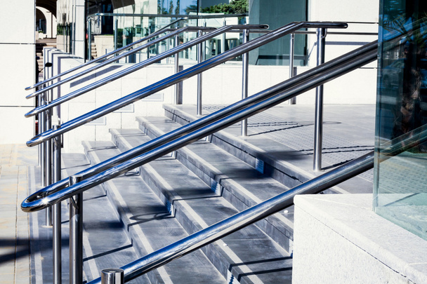 Beautiful stainless steel railings - Photo, Image