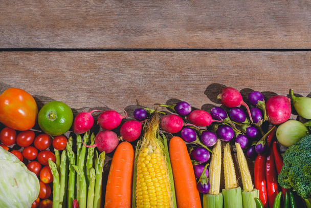 Backgroud a friss élelmiszerek ízletes és egészséges VARIS zöldségek o - Fotó, kép