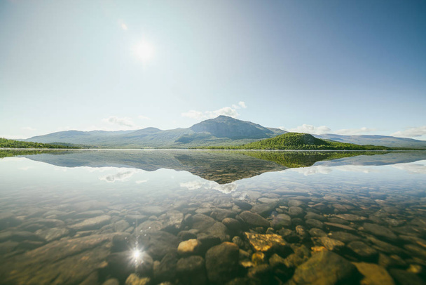 Ovre Sjodalsvatnet lake, Norsko - Fotografie, Obrázek