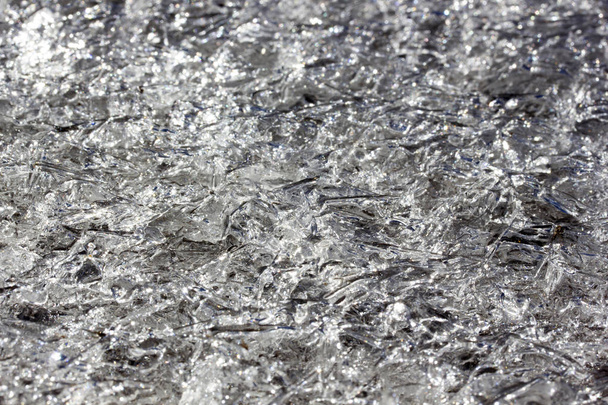 Ice. The frozen water. Winter background.  - Valokuva, kuva