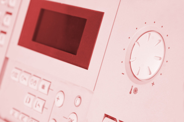 Control panel of gas boiler - Photo, Image