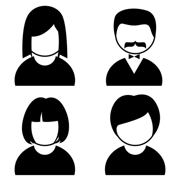 people icons - Vektor, obrázek