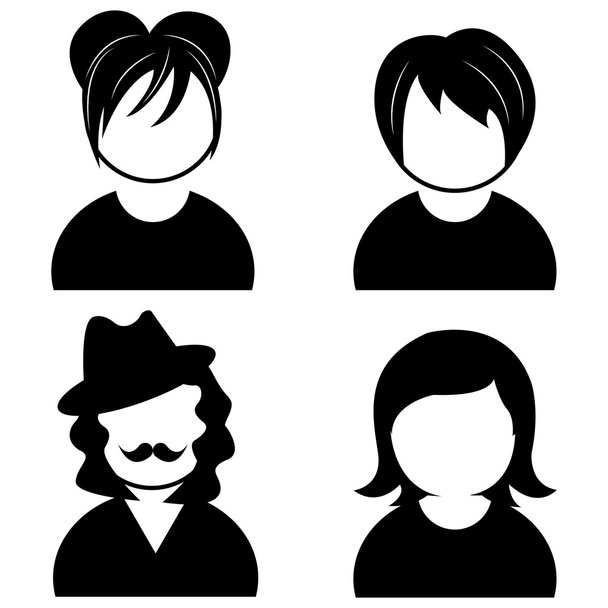 people icons - Вектор,изображение