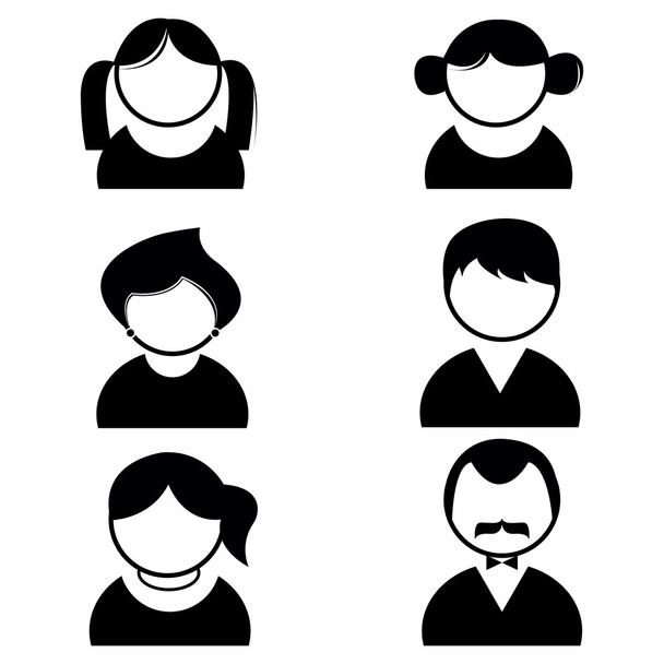 people icons - Vector, Image