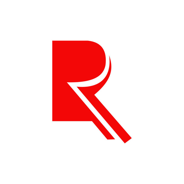 R Harfi Logo Tasarım Vektörü - Vektör, Görsel