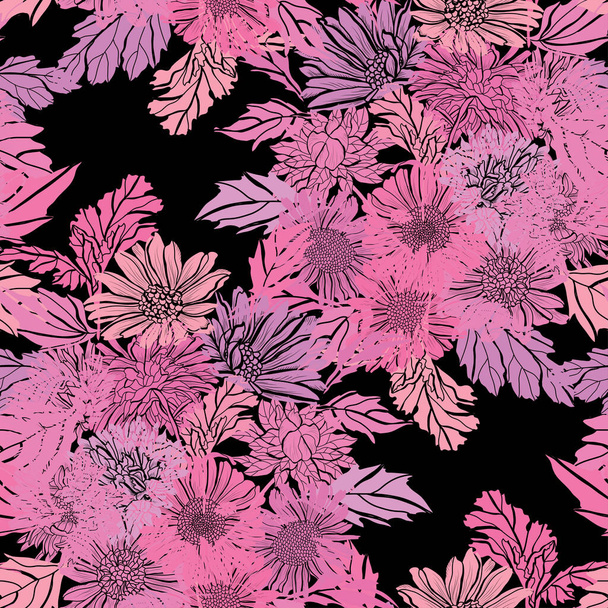 floral seamless pattern - Vector, afbeelding