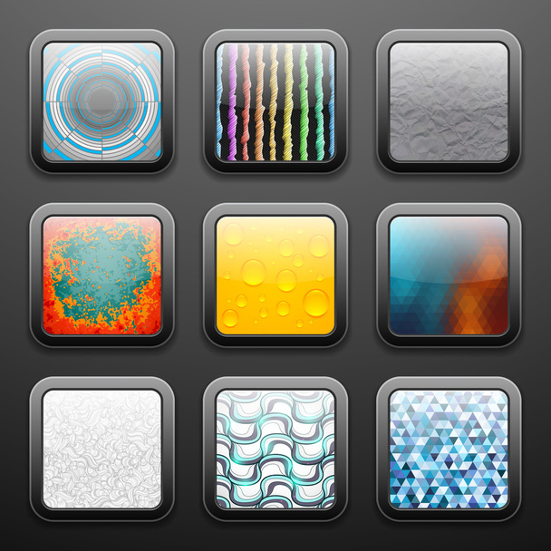 Background for the app icons set - Vector, imagen