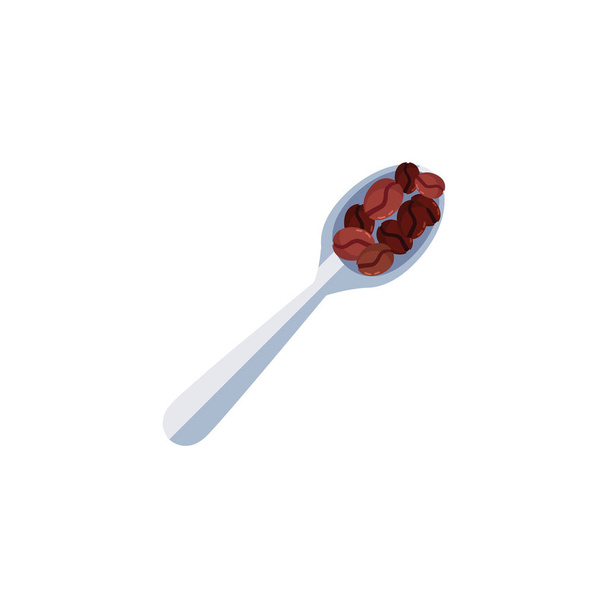 Isolated coffee spoon vector design - ベクター画像