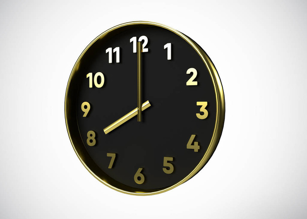 Reloj, concepto de tiempo 3D Render
 - Foto, imagen