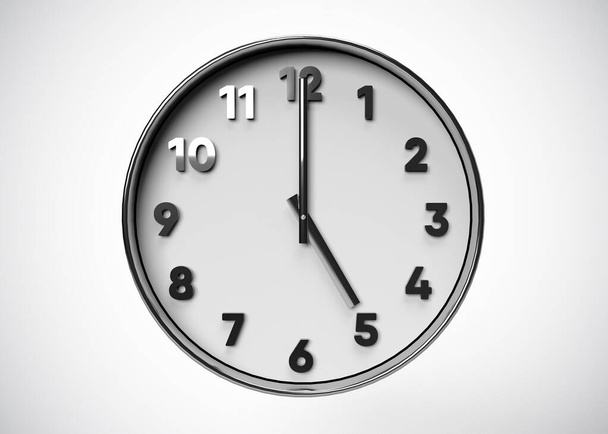 Clock,  Time concept  3D Render - Foto, Imagen