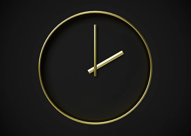 Clock,  Time concept  3D Render - Fotografie, Obrázek